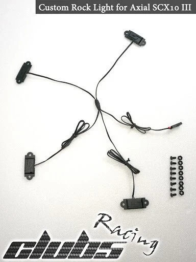 Custom Rock Light for SCX10 III Motobilt Waypoint JT Gladiator ( Waterproof )