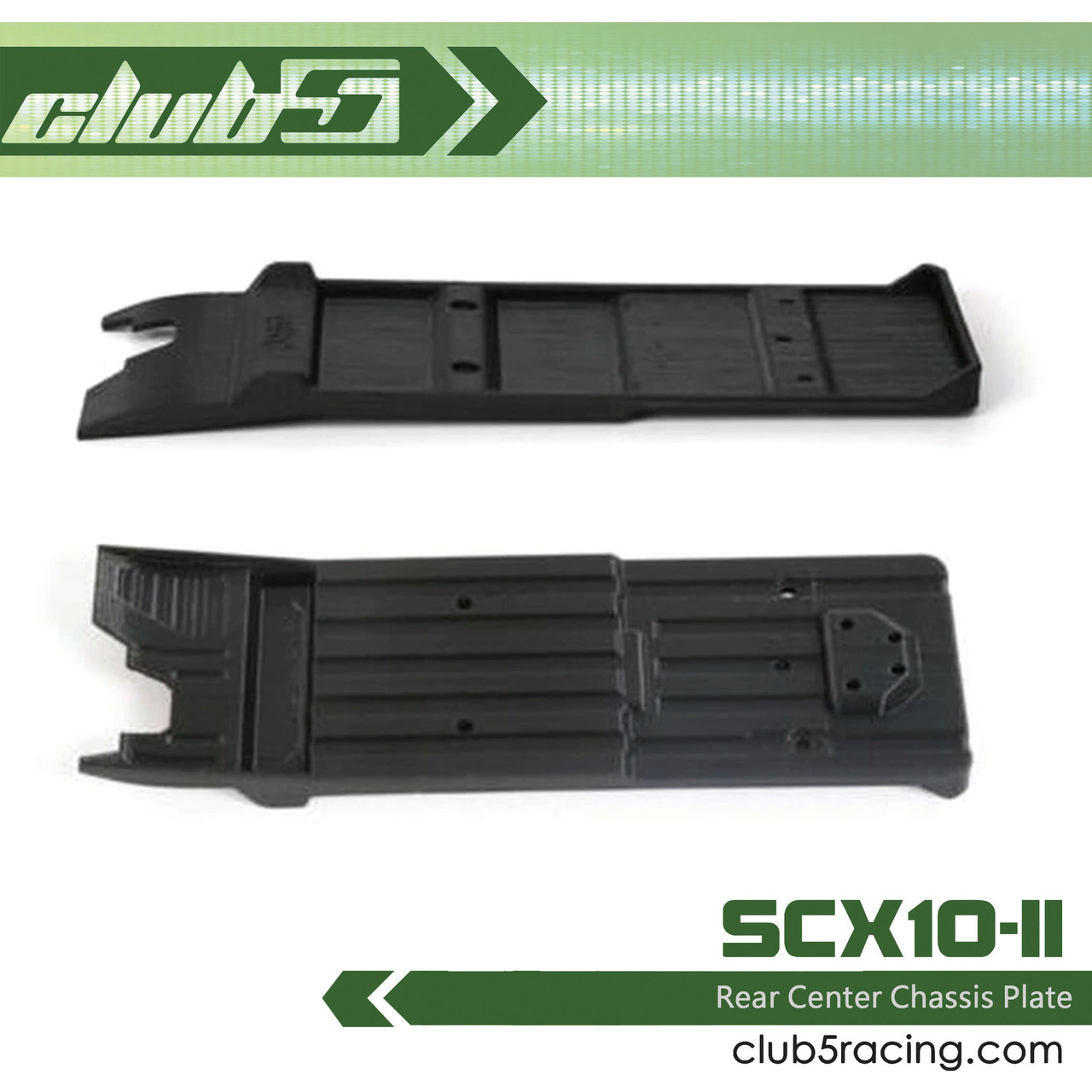 Rear Center Chassis Plate for Axial SCX10 II AX90046 / AX90047