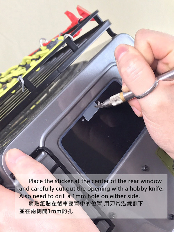 The 3rd Break Light ( Rear Window Mount )  for Eazy On Lighting Kit 