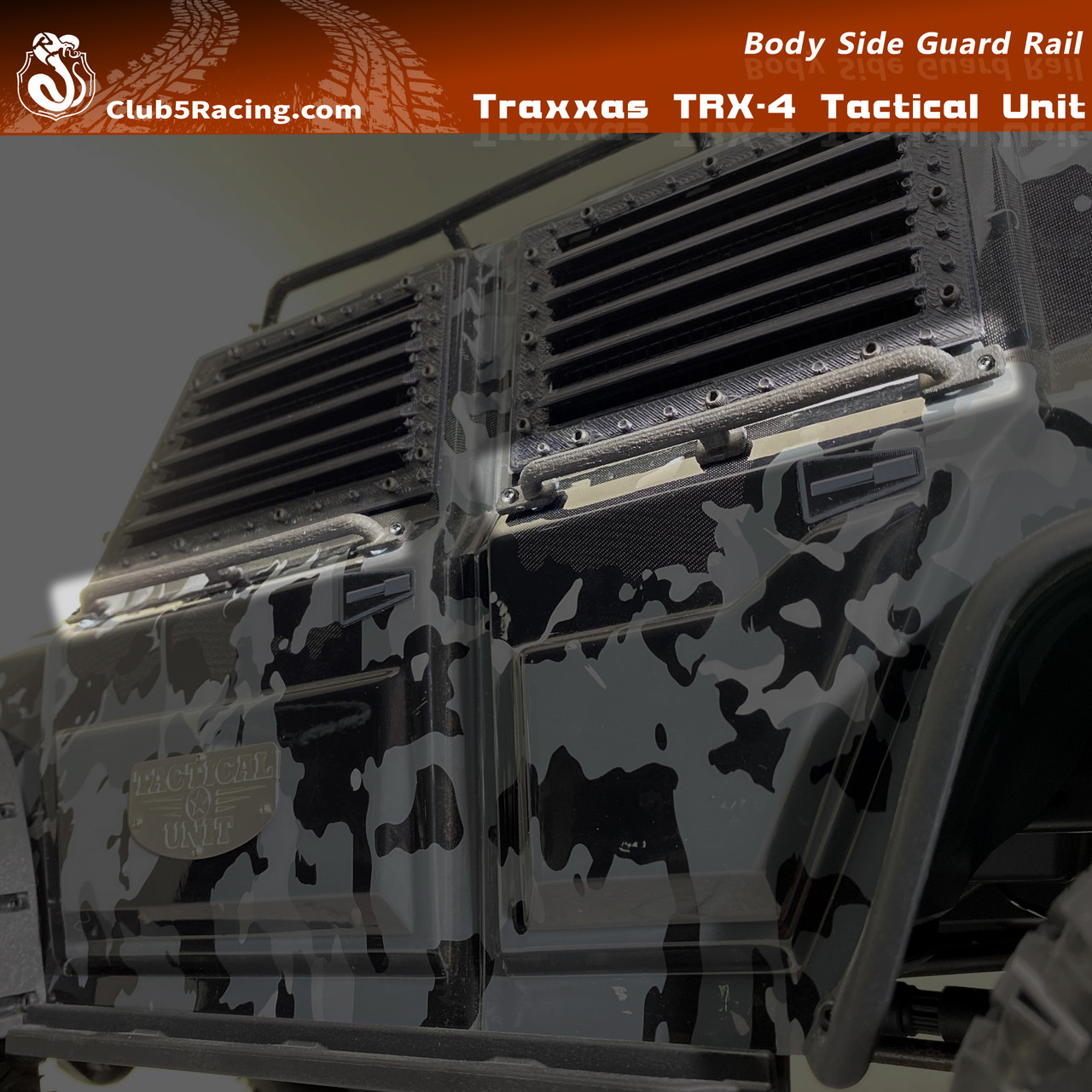 Body Side Guard Rail for TRX-4 Tactical Unit