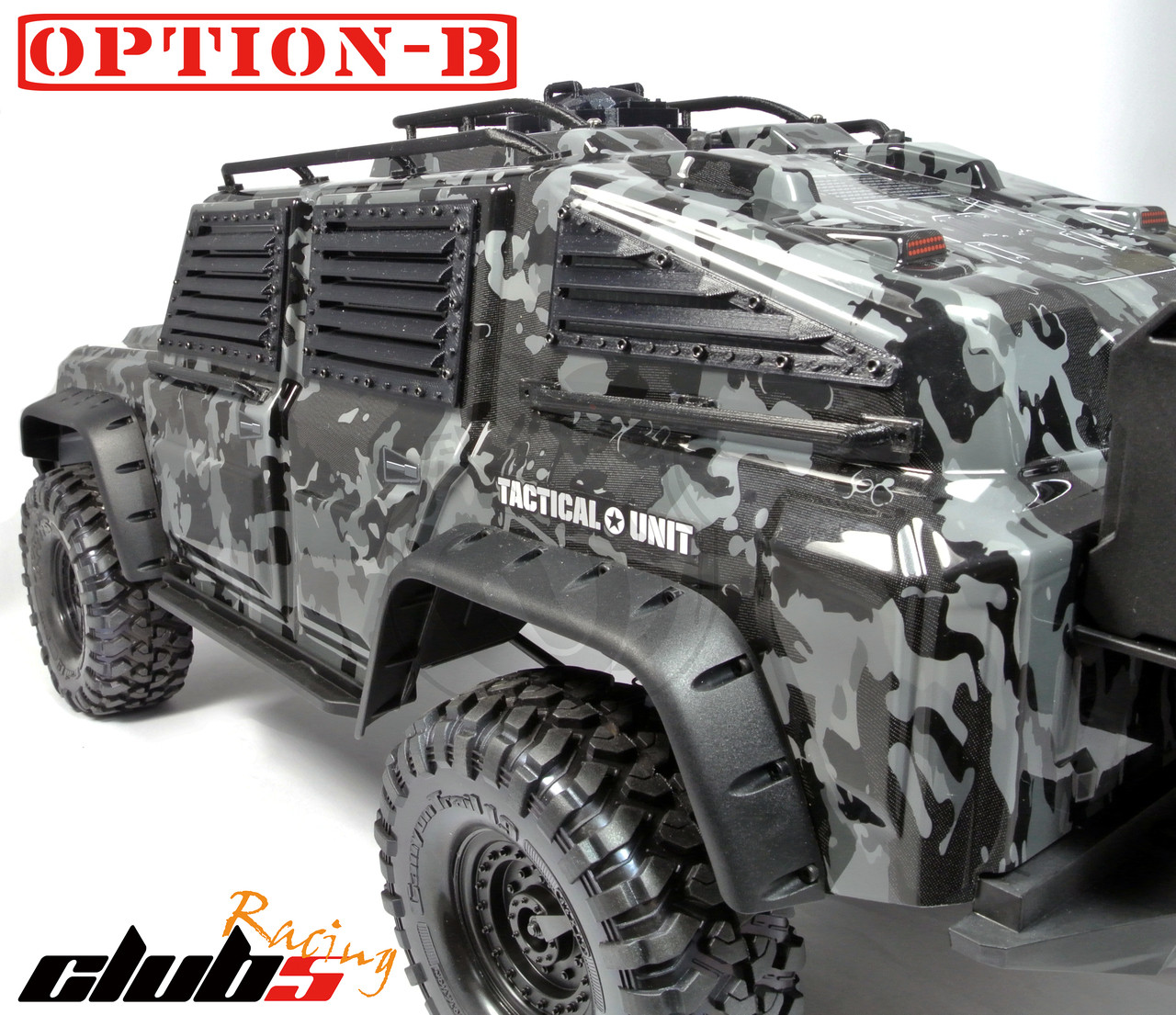 Body Side Guard Rail for TRX-4 Tactical Unit