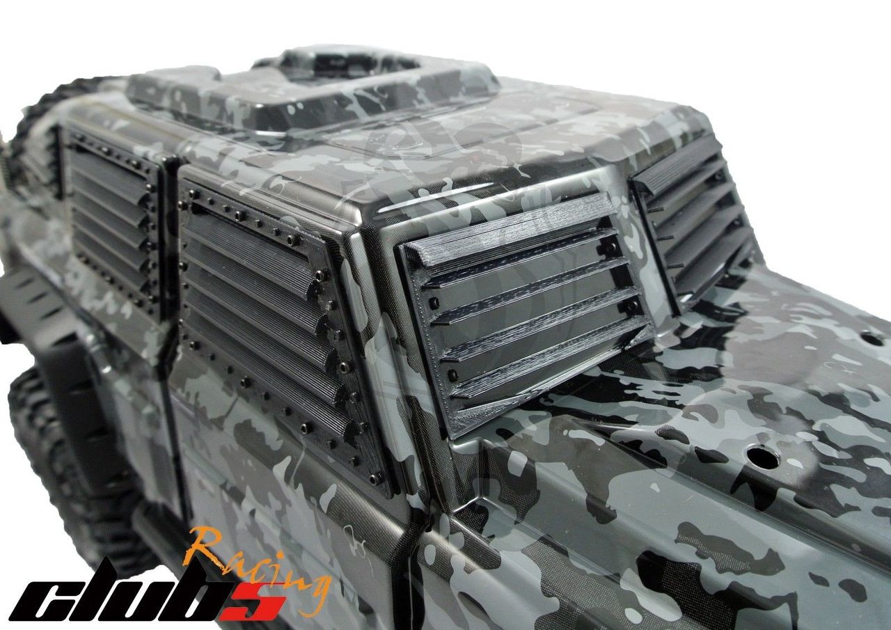 Tough Armor Front Window / Grill Guard ( 3 pcs ) for ''Traxxas'' TRX-4 Tactical Unit