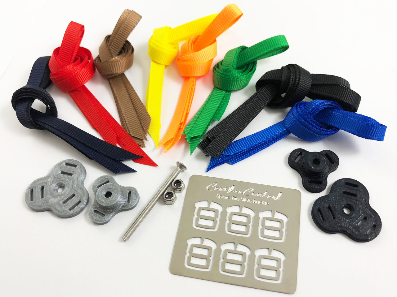 1/10 Scale 3-Point Spare Tire Tie Down Strap for 1.9 / 2.2 Tire