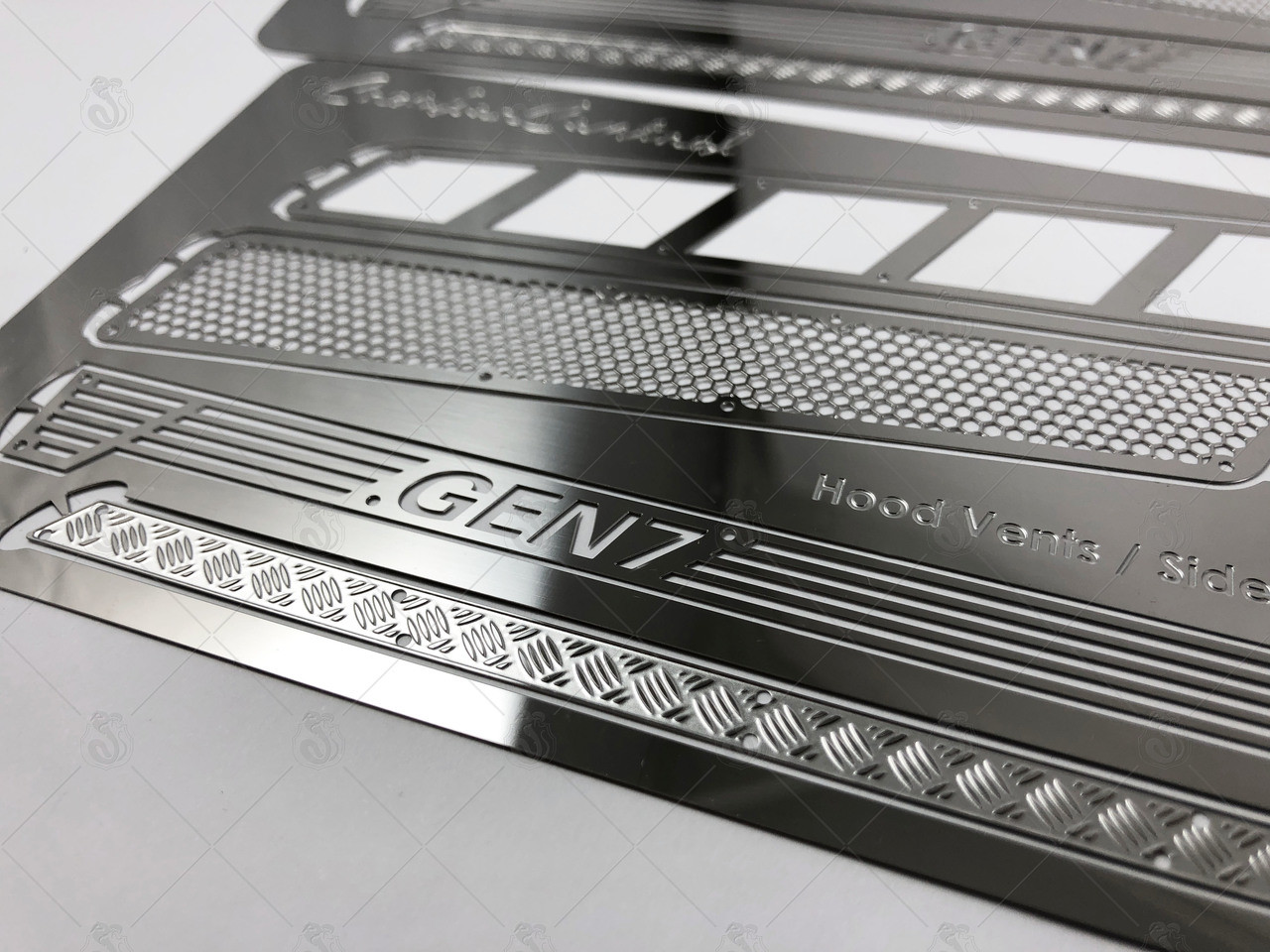 Metal Hood Vents / Body Side Steps for RedCat GEN7