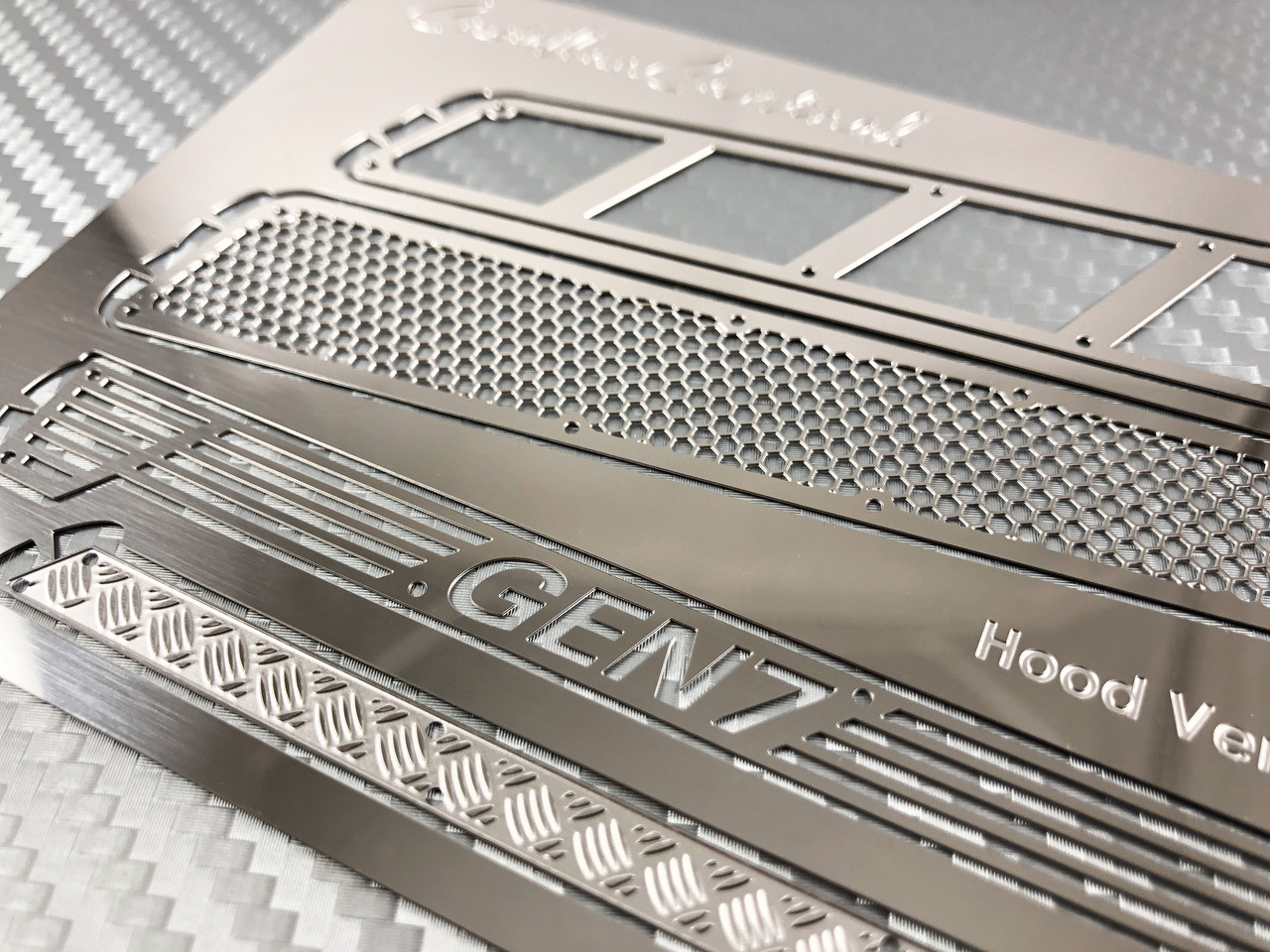 Metal Hood Vents / Body Side Steps for RedCat GEN7