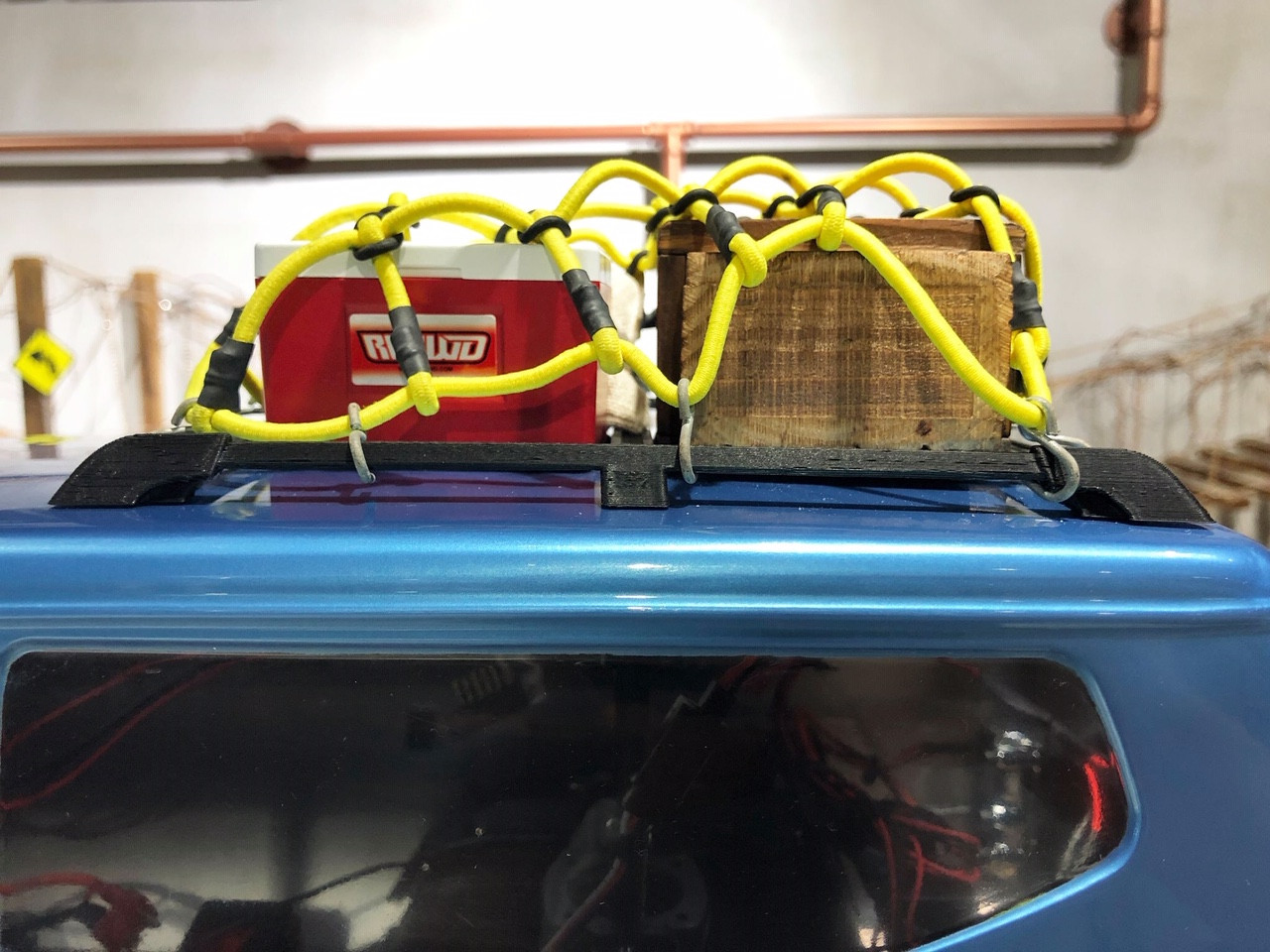 Rooftop Luggage Rack Side Rail for Redcat GEN8 Stock Body