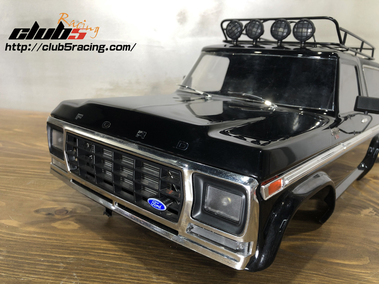 Emblem Bracket for TRX-4 Bronco Front Grill w/ FORD Emblem