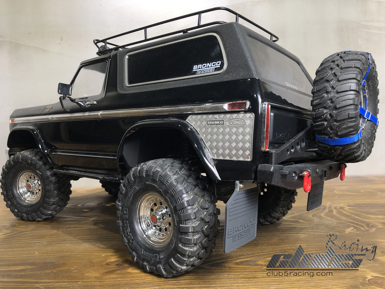 Rear Mud Flaps ( Bronco Ranger ) for Traxxas TRX-4 BRONCO Body ( A )