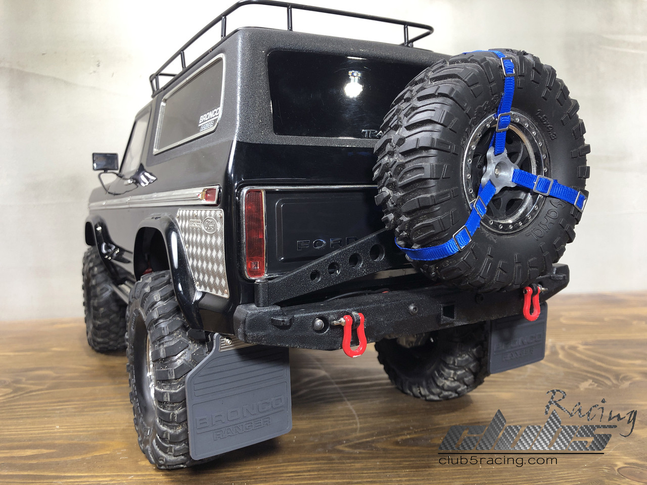 Rear Mud Flaps ( Bronco Ranger ) for Traxxas TRX-4 BRONCO Body ( A )