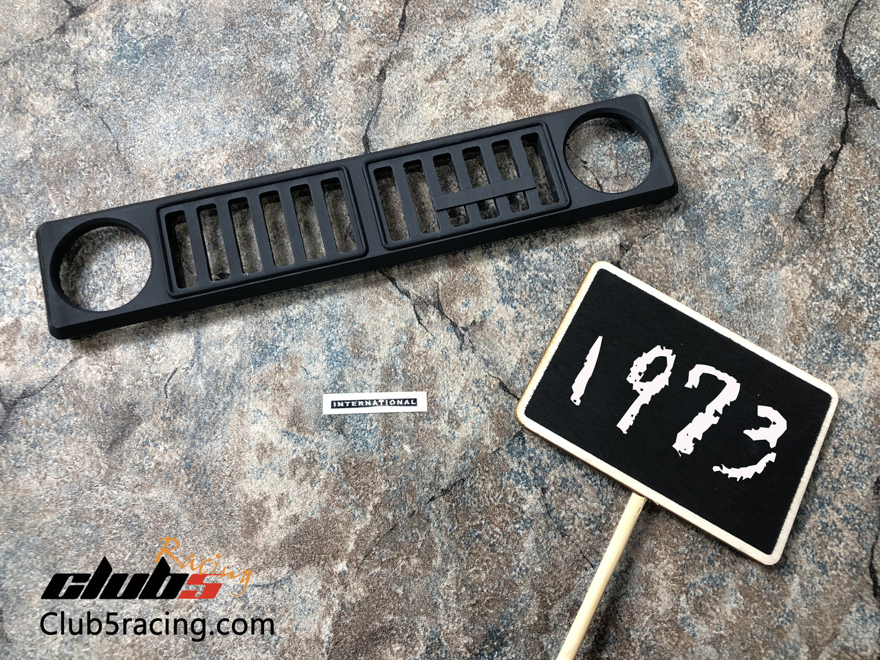 1973 Style Front Grill w/ International Metal Emblem for Red Cat GEN8 (S)