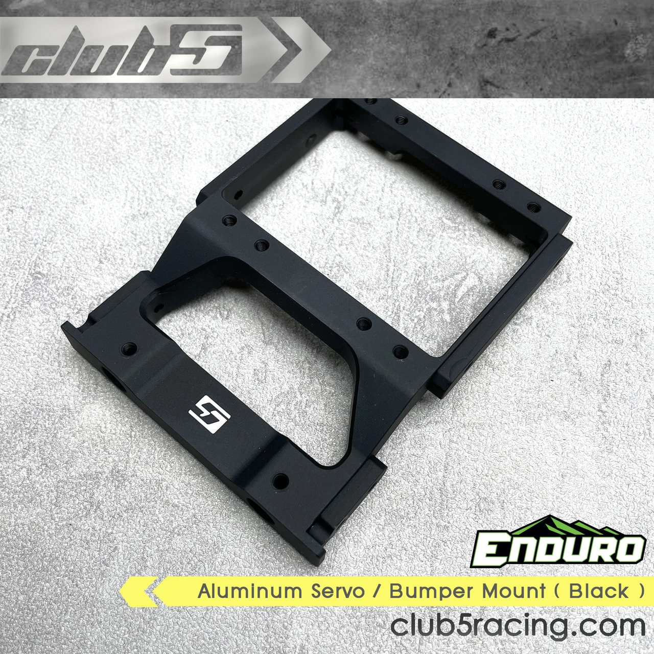 Aluminum Servo / Bumper Mount For Element Enduro / Sendero HD 