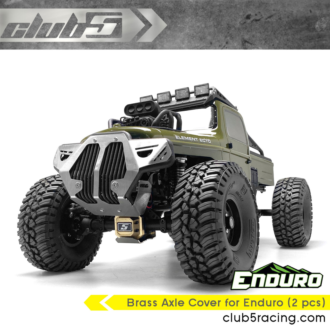 Brass Axle Cover for Element Enduro  / Sendero HD / ECTO ( 2 pcs )