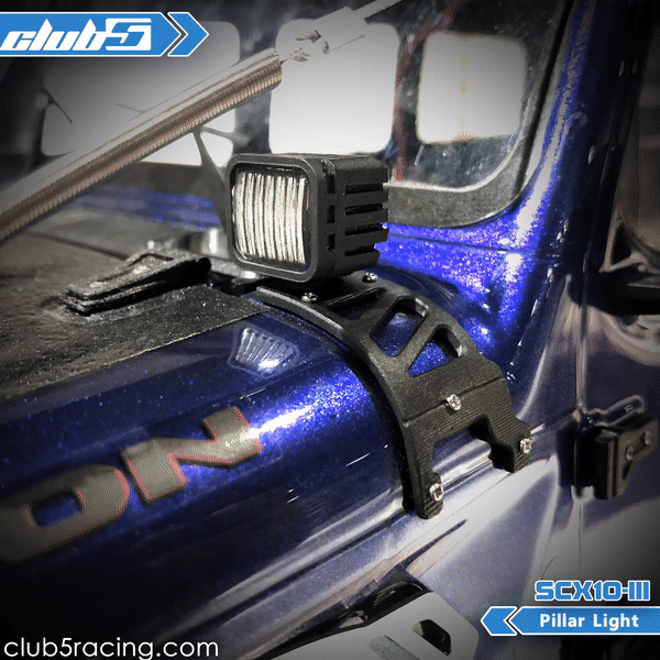 Pillar Light for SCX10 III Jeep JLU Wrangler ( 6V )