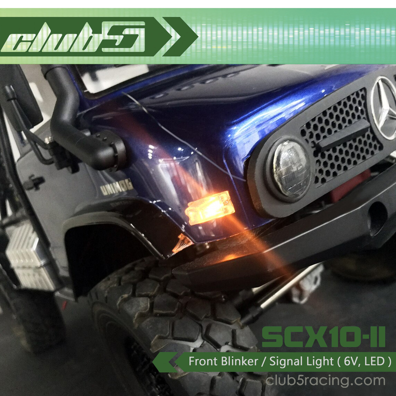 Front Blinker / Signal Light ( 6V, LED ) for Axial UMG10