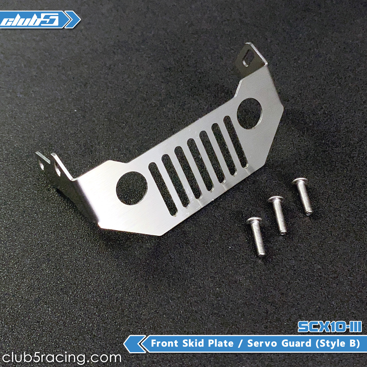 Front Metal Skid Plate for SCX10 III Jeep JL Wrangler / JT Gladiator  ( B )