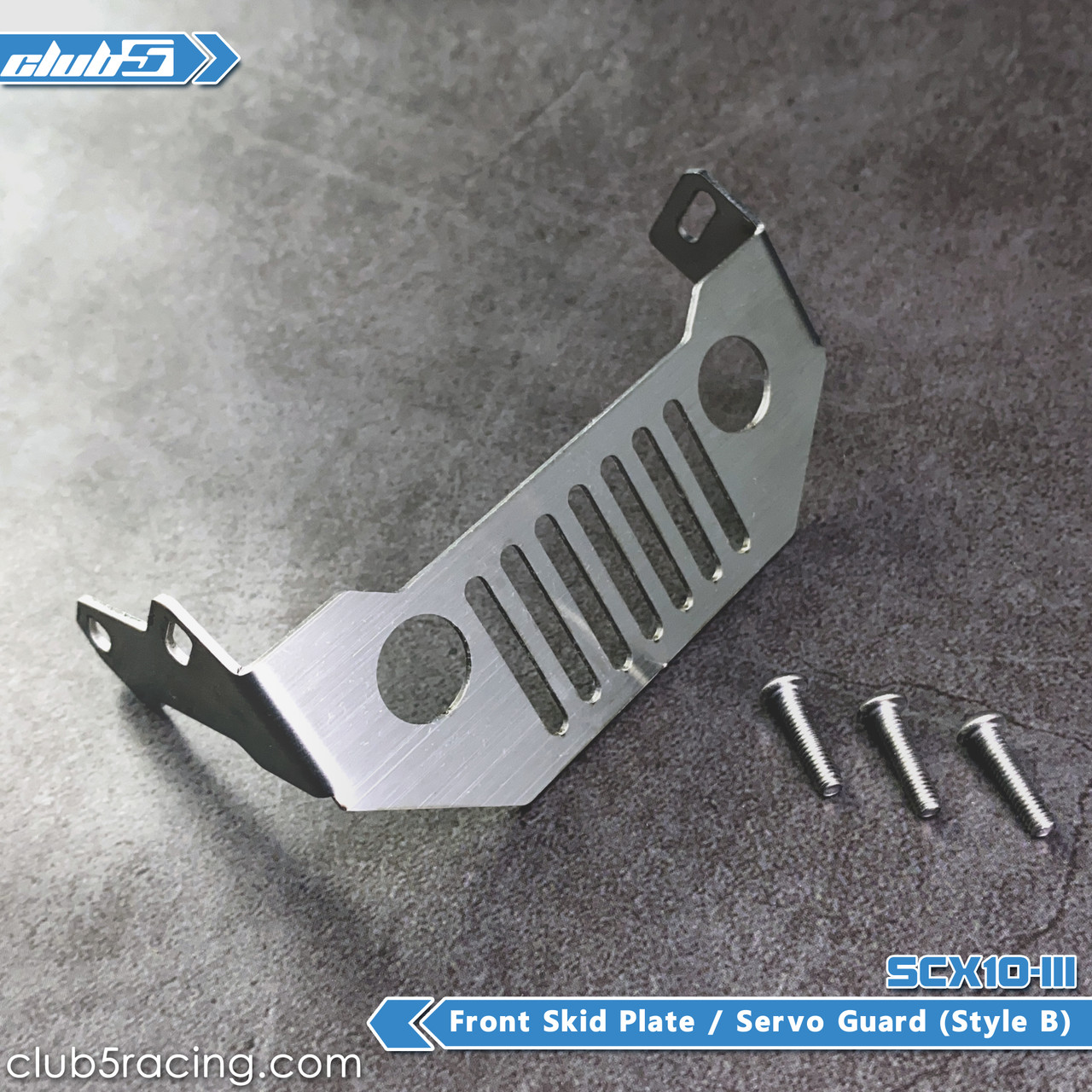 Front Metal Skid Plate for SCX10 III Jeep JL Wrangler / JT Gladiator  ( B )