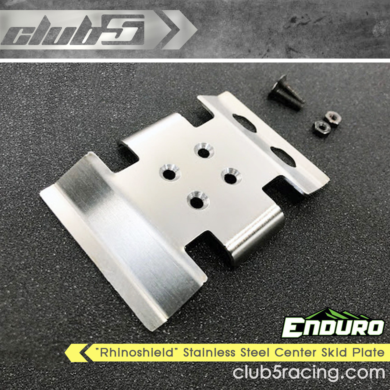 "Rhinoshield" Stainless Steel Center Skid Plate For Enduro Gatekeeper / Sendero HD / ECTO