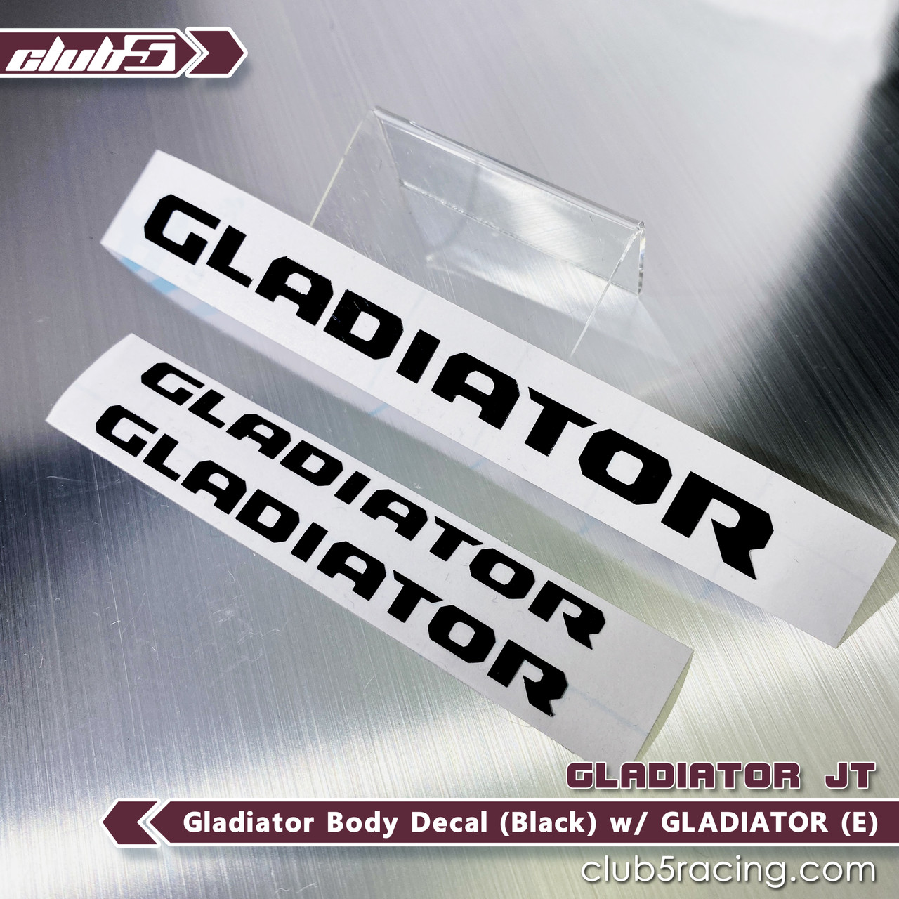 Custom Body Decal for SCX10 III Jeep JT Gladiator ( B ) / GLADIATOR
