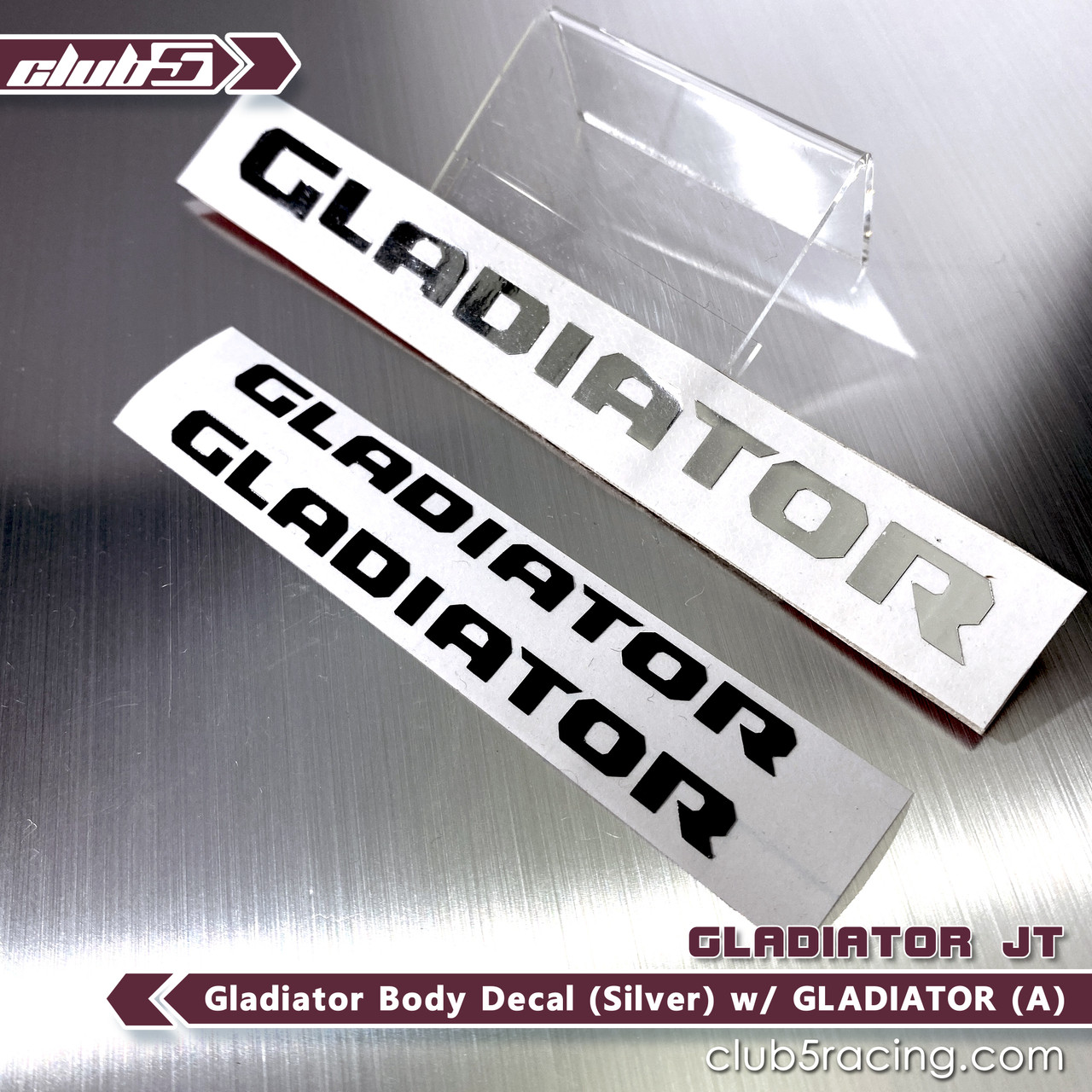 Custom Body Decal for SCX10 III Jeep JT Gladiators( S ) / GLADIATOR