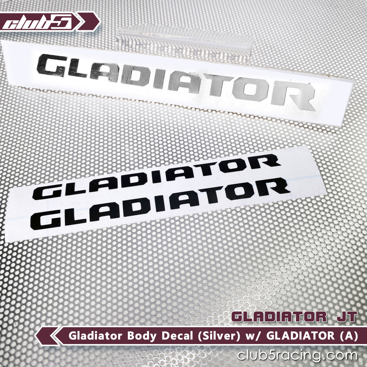 Custom Body Decal for SCX10 III Jeep JT Gladiators( S ) / GLADIATOR