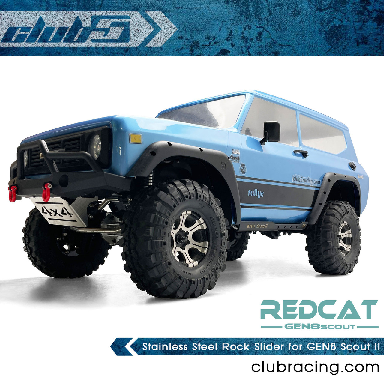Stainless Steel Rock Slider for GEN8 Scout II