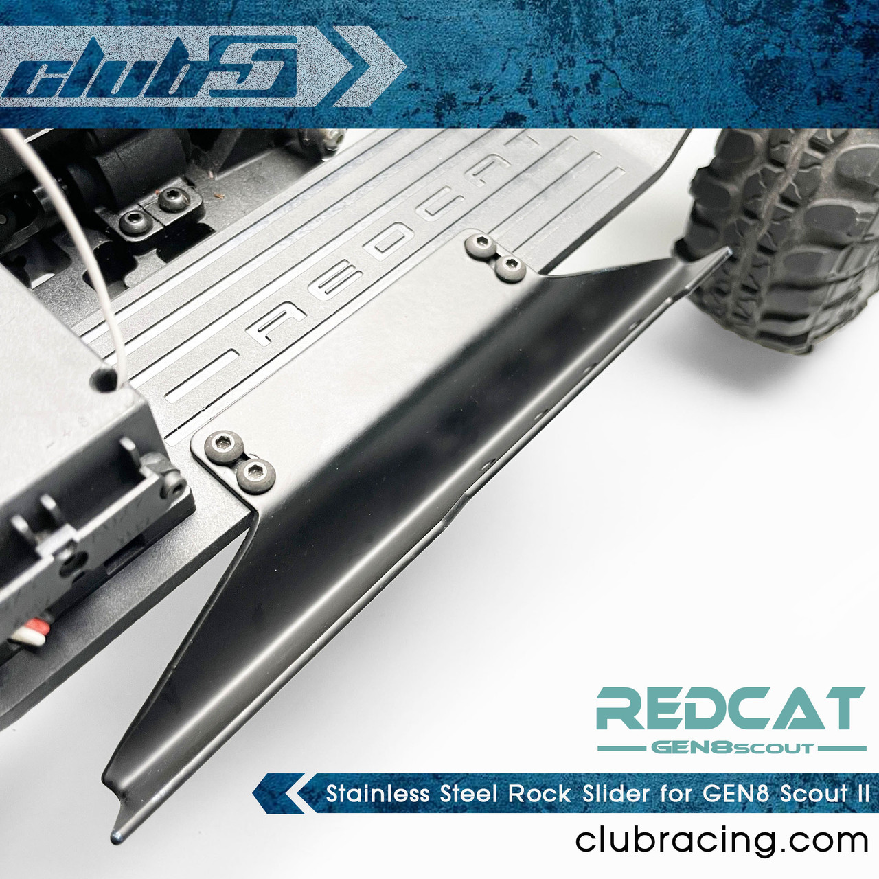 Stainless Steel Rock Slider for GEN8 Scout II