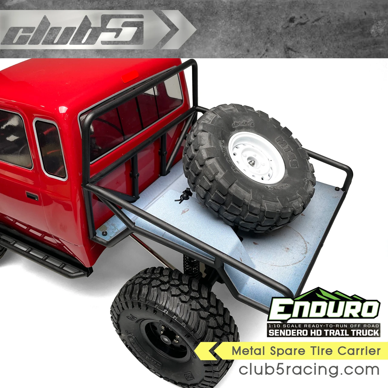 Metal Spare Tire Carrier for Enduro Sendero HD