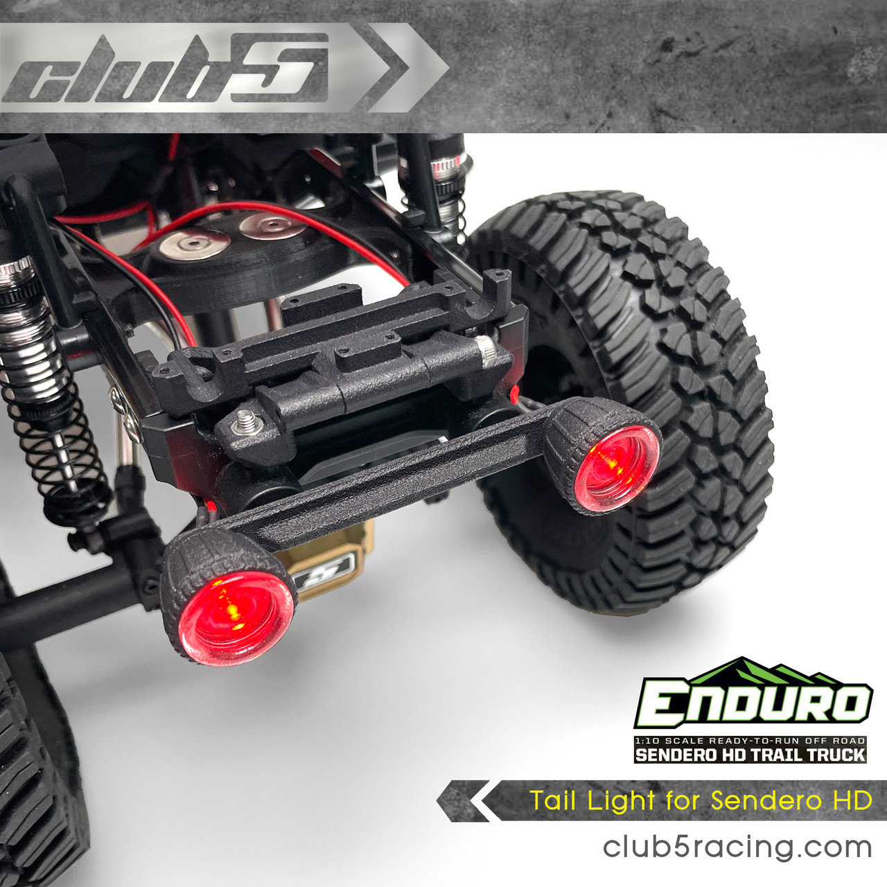 Tail Light for Element RC Enduro Sendero HD ( LED included )