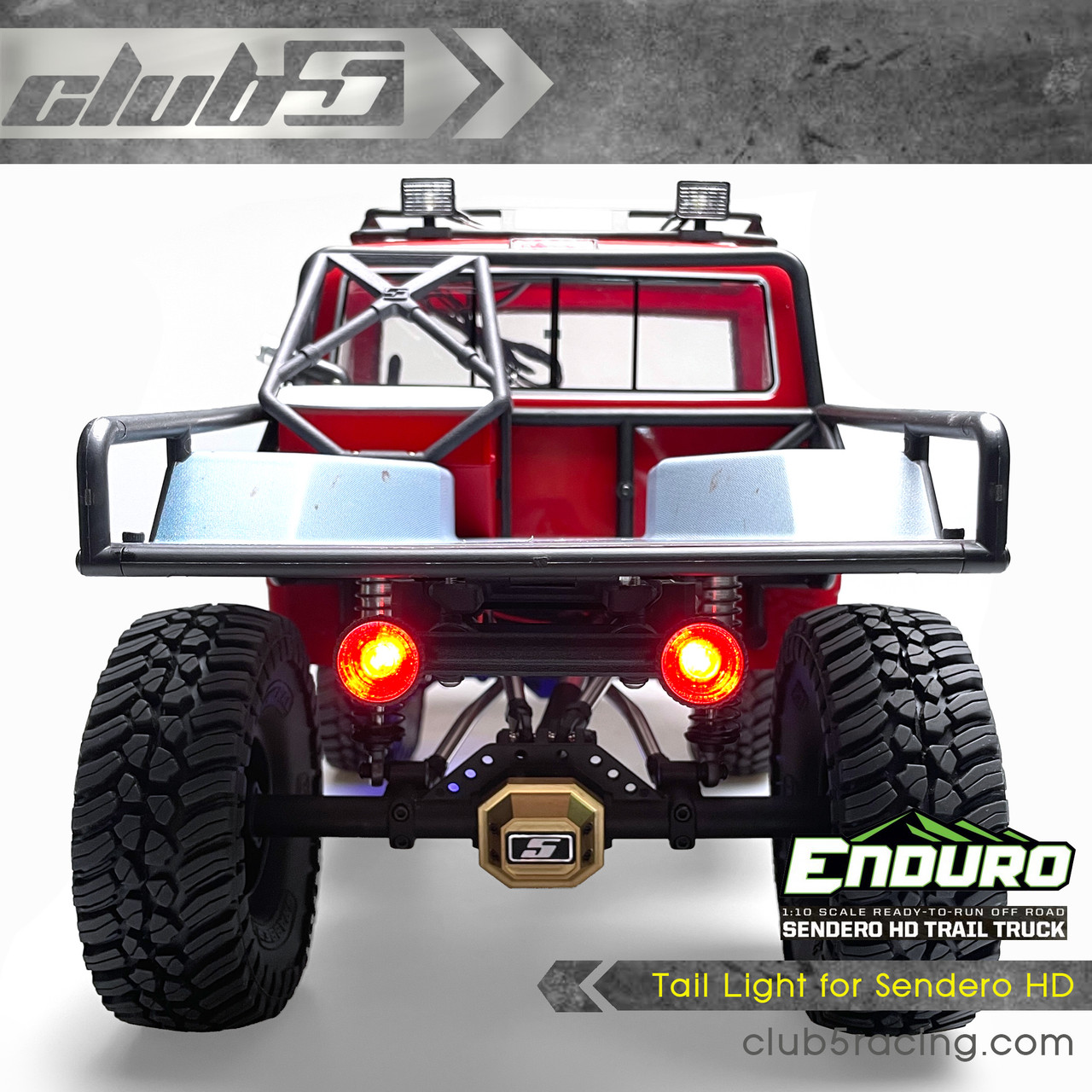 Tail Light for Element RC Enduro Sendero HD ( LED included )