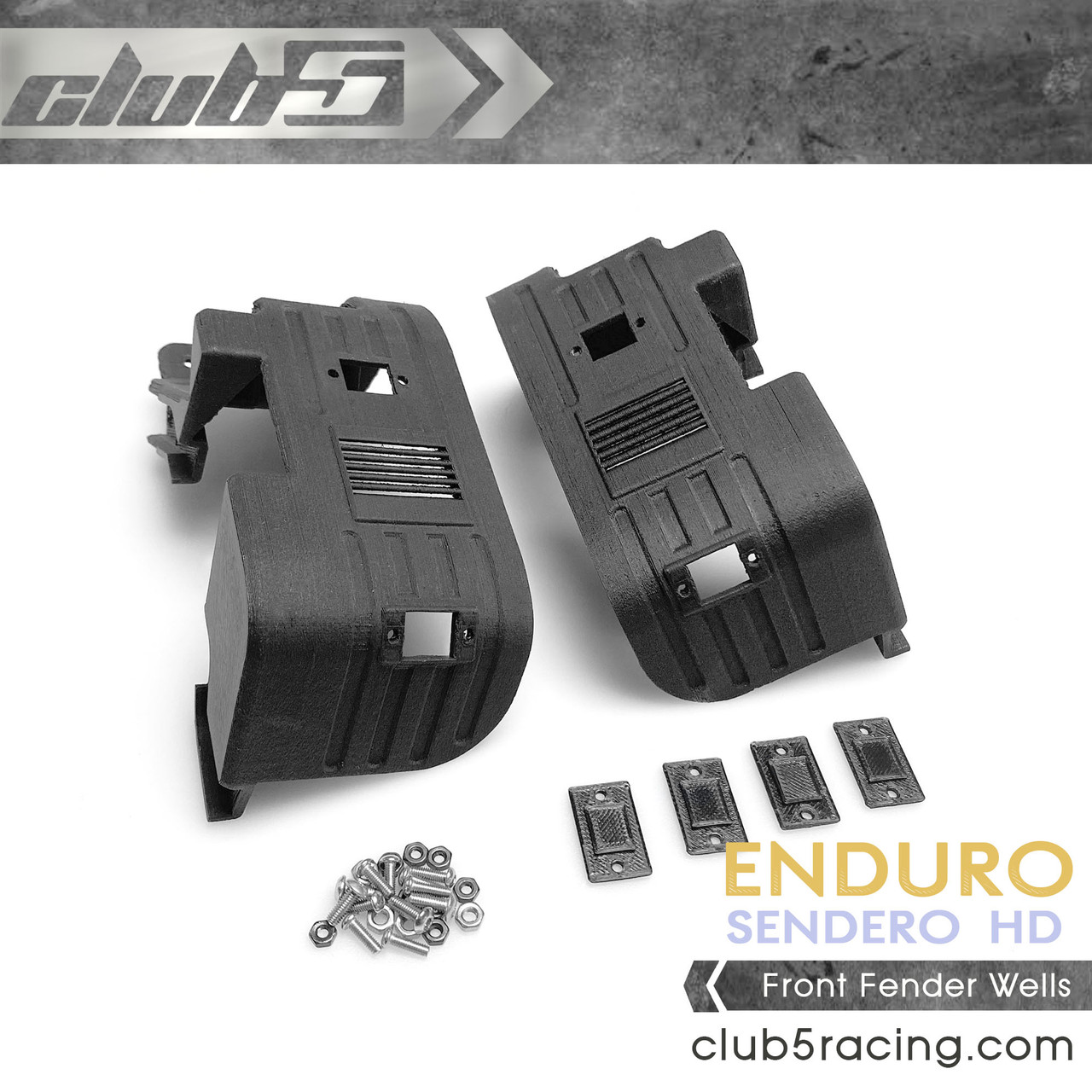 Front Fender Wells for Element RC Enduro Sendero HD ( Rock Light Ready )