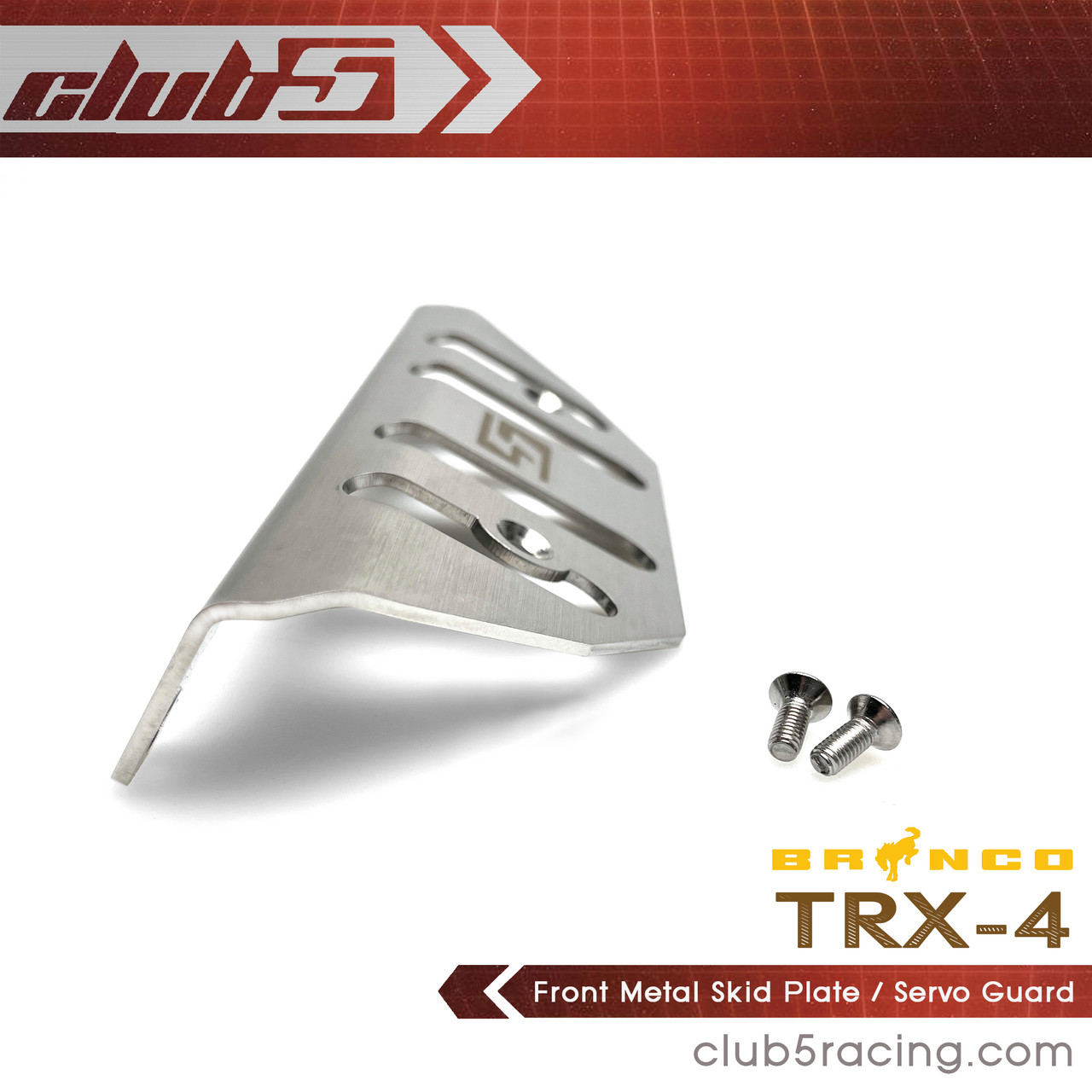 Front Metal Skid Plate for Traxxas TRX-4 2021 Bronco