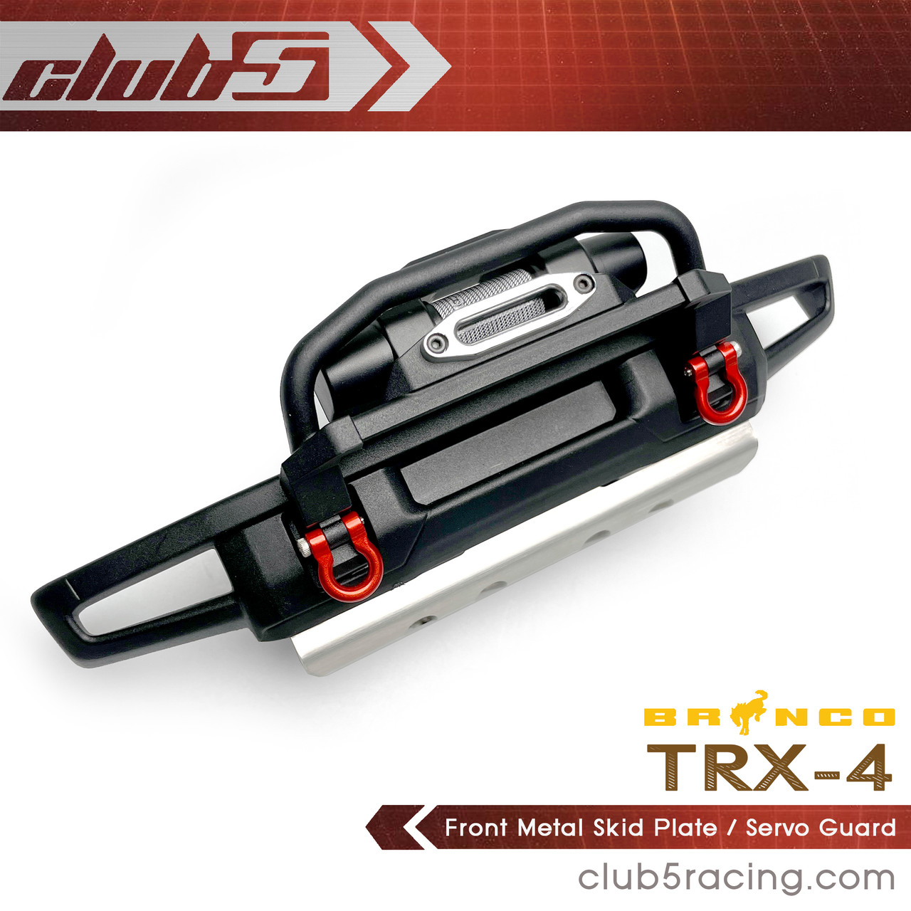 Front Metal Skid Plate for Traxxas TRX-4 2021 Bronco