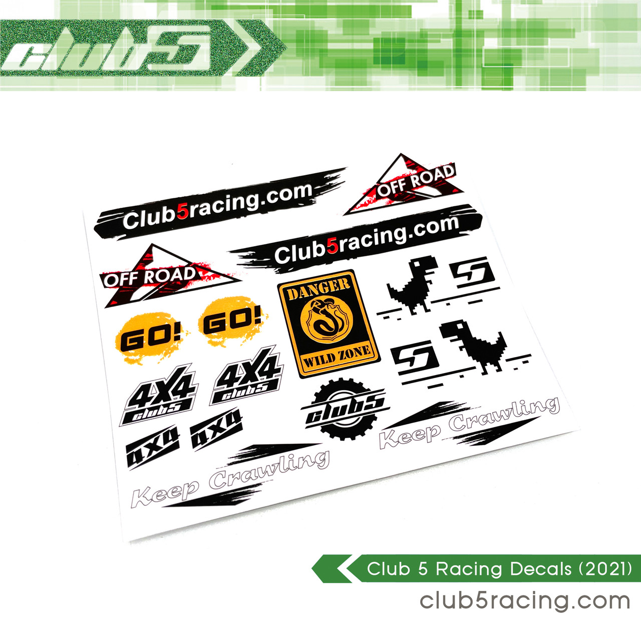 Club 5 Racing Decals ( V2 )