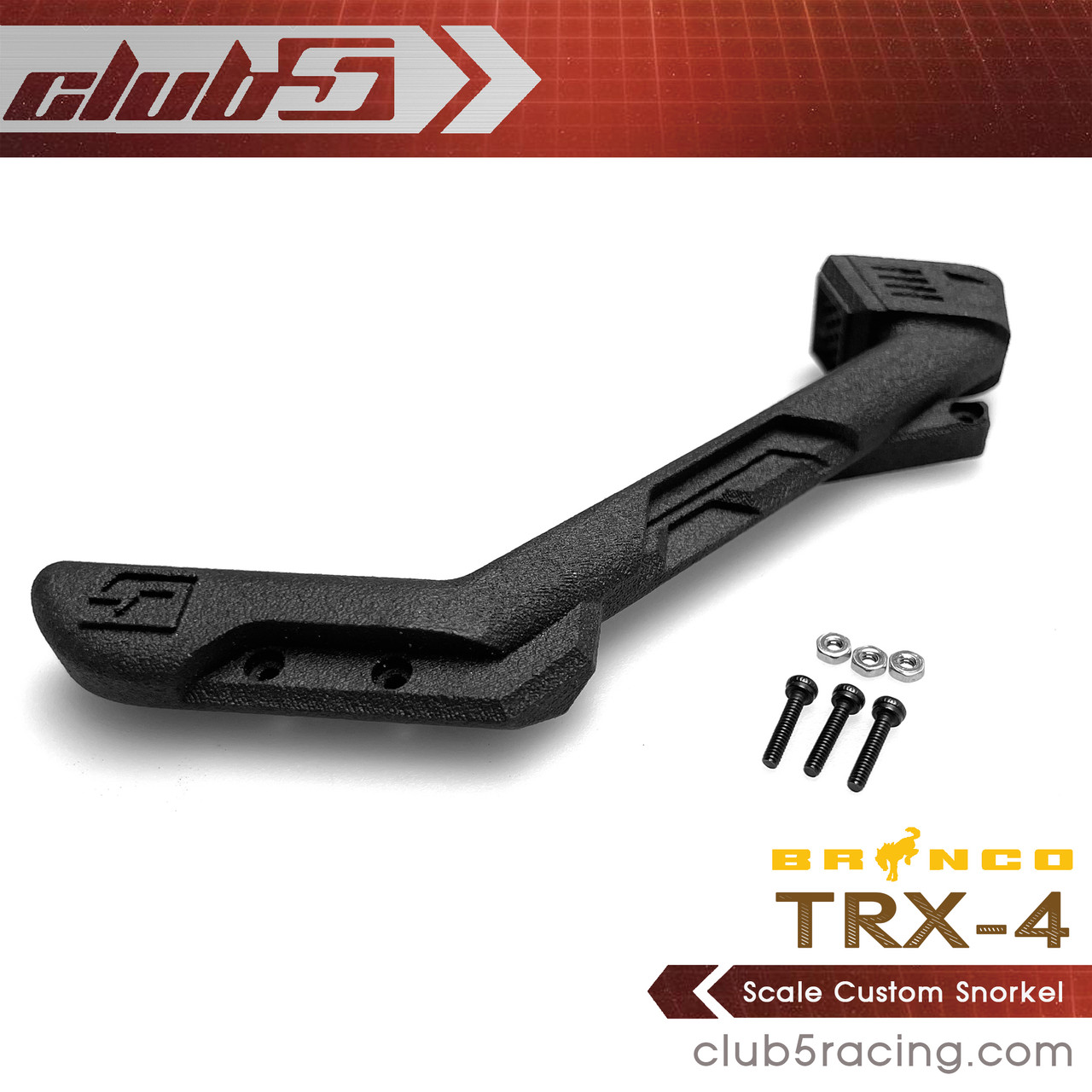 Scale Custom Snorkel for TRX-4 2021 Bronco