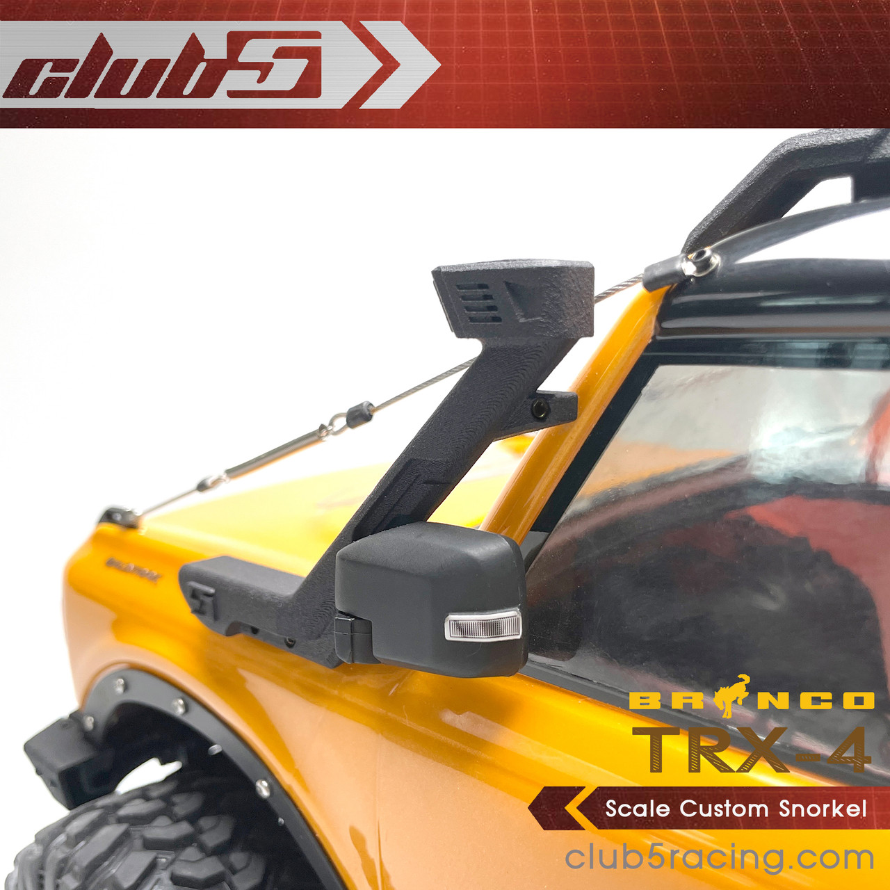 Scale Custom Snorkel for TRX-4 2021 Bronco