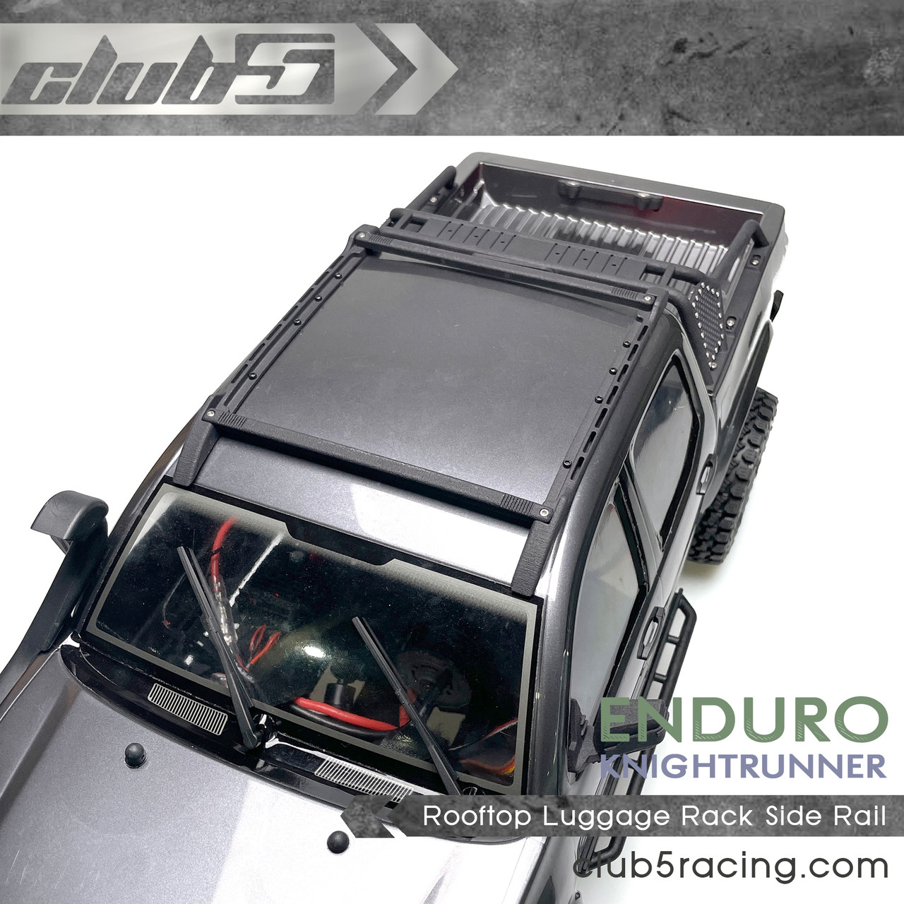 Rooftop Luggage Rack Side Rail for ELEMENT RC KNIGHT RUNNER