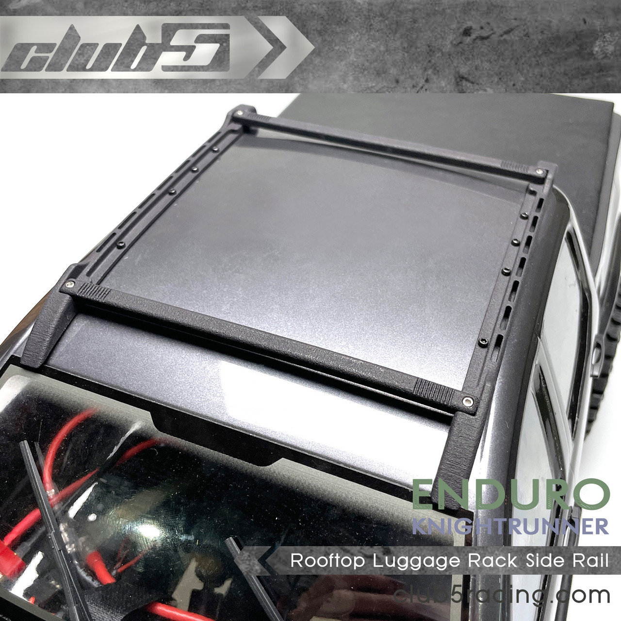 Rooftop Luggage Rack Side Rail for ELEMENT RC KNIGHT RUNNER
