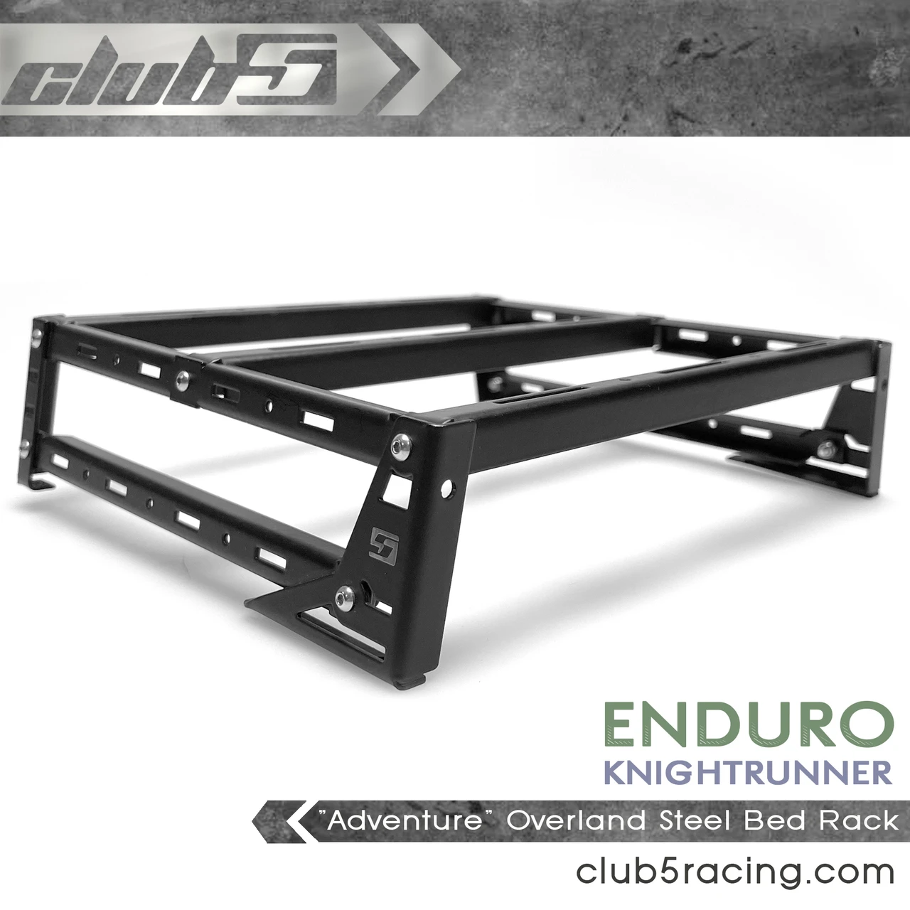 "Adventure" Overland Steel Bed Rack for ELEMENT RC KNIGHTRUNNER