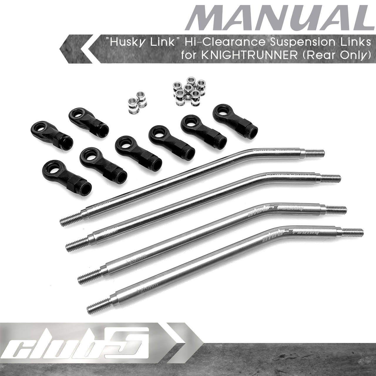 "Husky Link" Hi-Clearance Suspension Links for Element Knightrunner ( Rear Only )