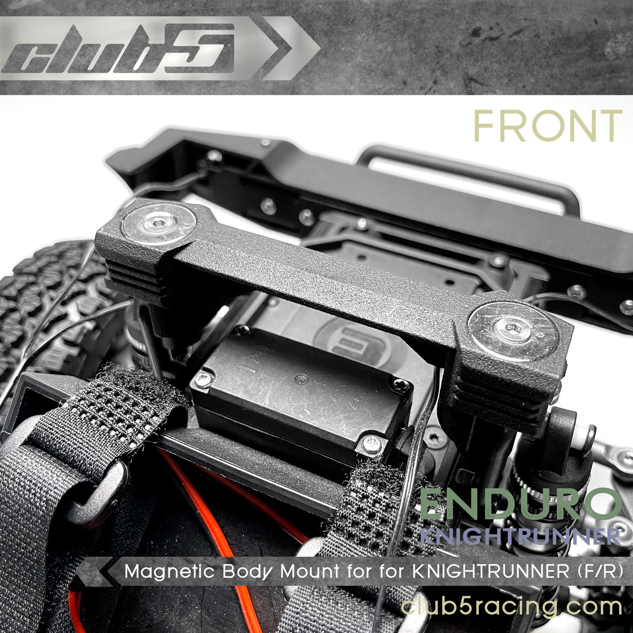 Magnetic Body Mount for KNIGHTRUNNER ( F /R )
