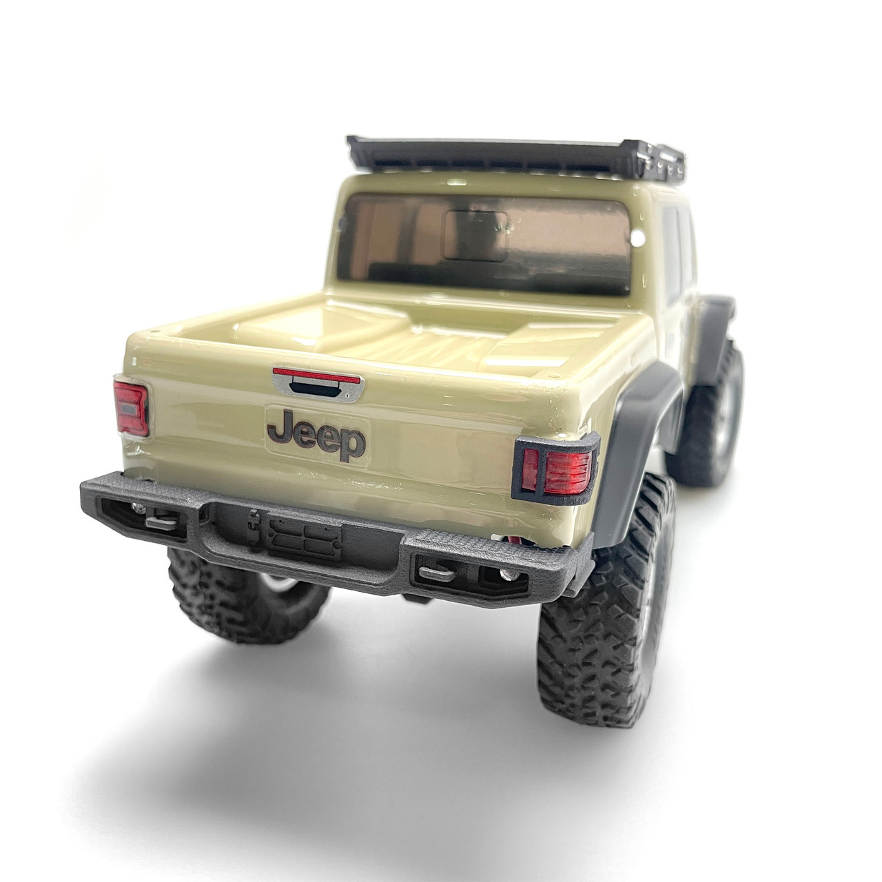 Rear Bumper w/ LED for Axial SCX24 Jeep Gladiator JT