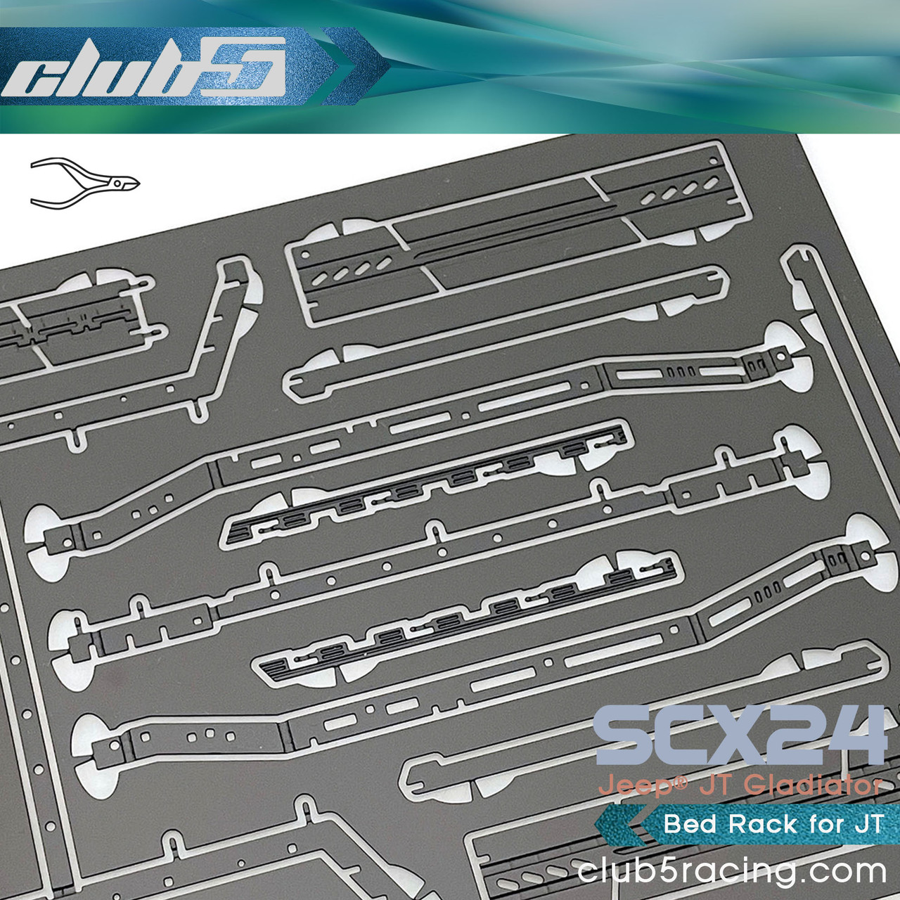 Bed Rack for Axial SCX24 Jeep Gladiator