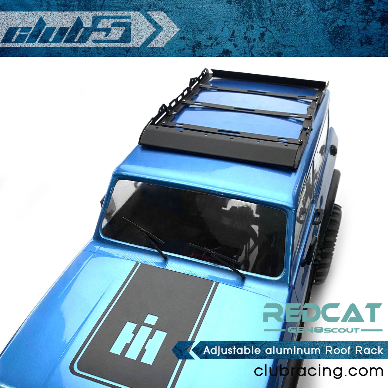 Adjustable Aluminum Roof Rack ( Scout ) for Redcat GEN8