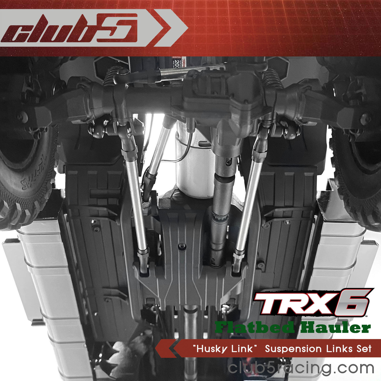 "Husky Link" Suspension Link Set for Traxxas TRX-6 HAULER 6 x 6 ( 11 pcs Set )