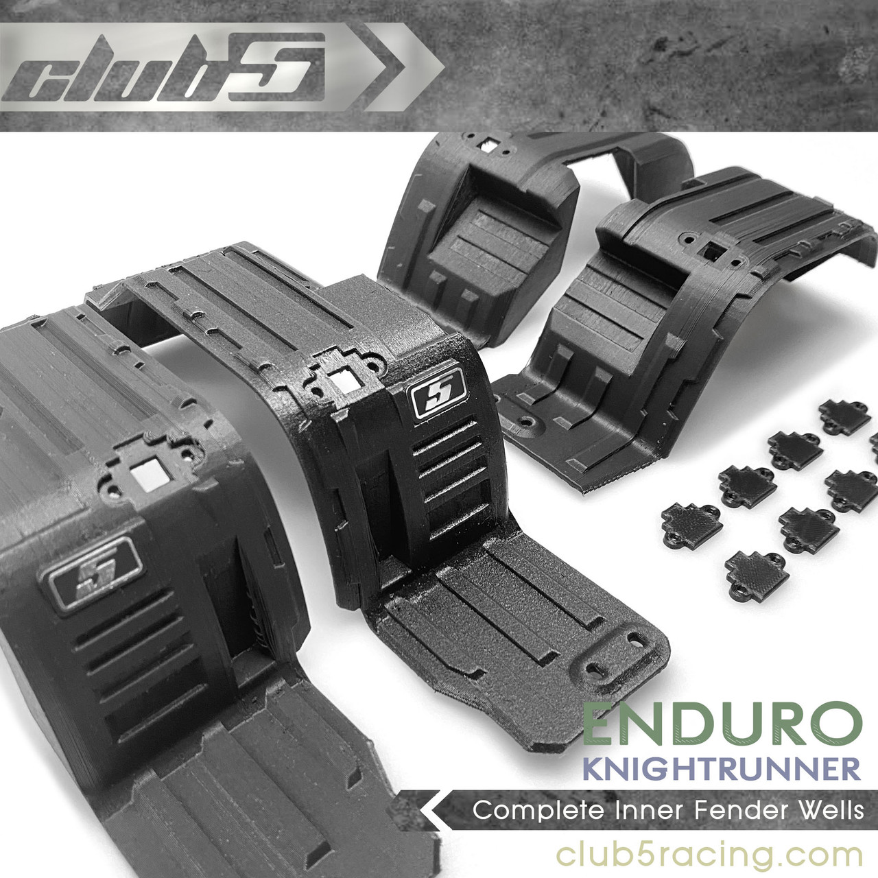 Complete Inner Fender Wells w/ Rock Light for Element Knightrunner