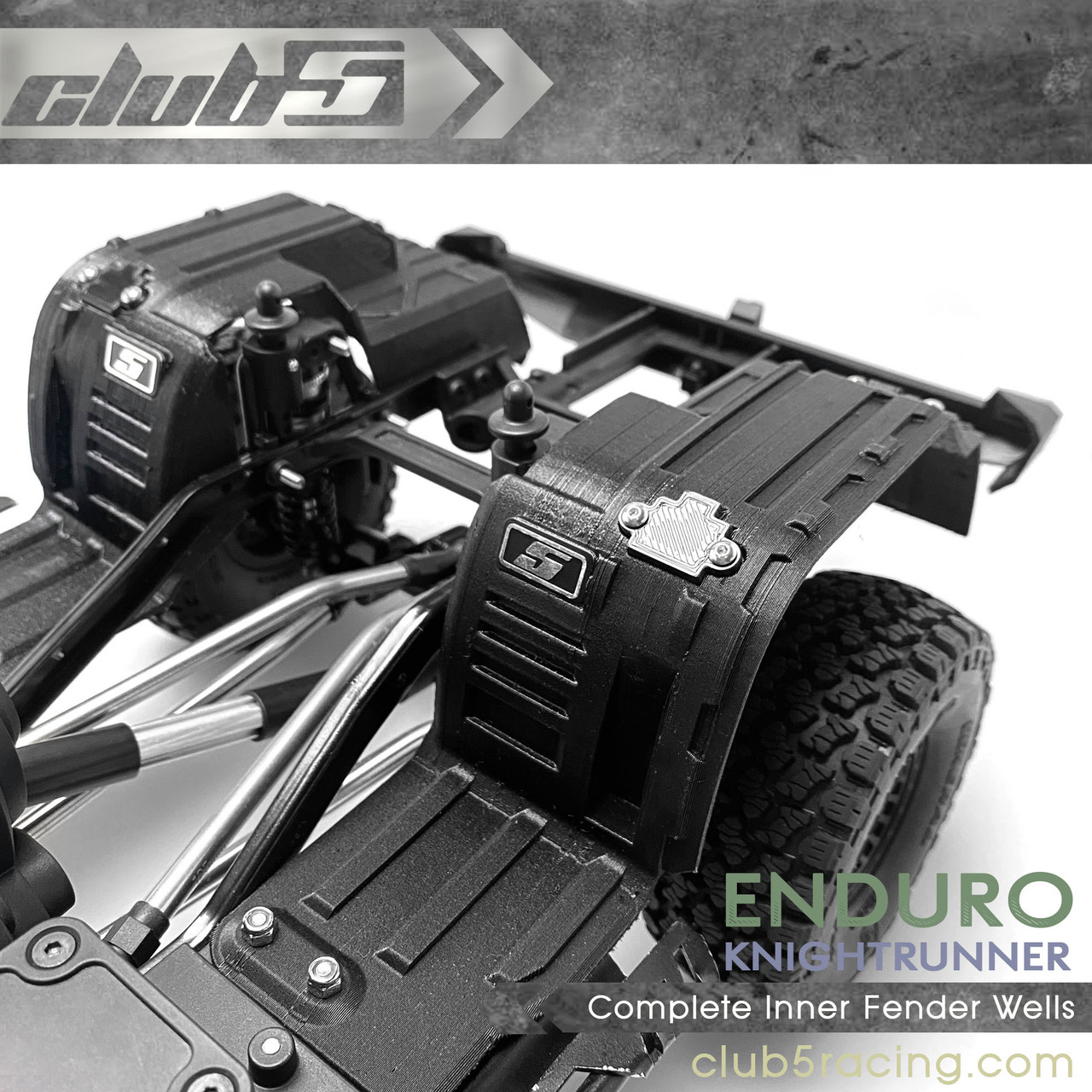 Complete Inner Fender Wells w/ Rock Light for Element Knightrunner