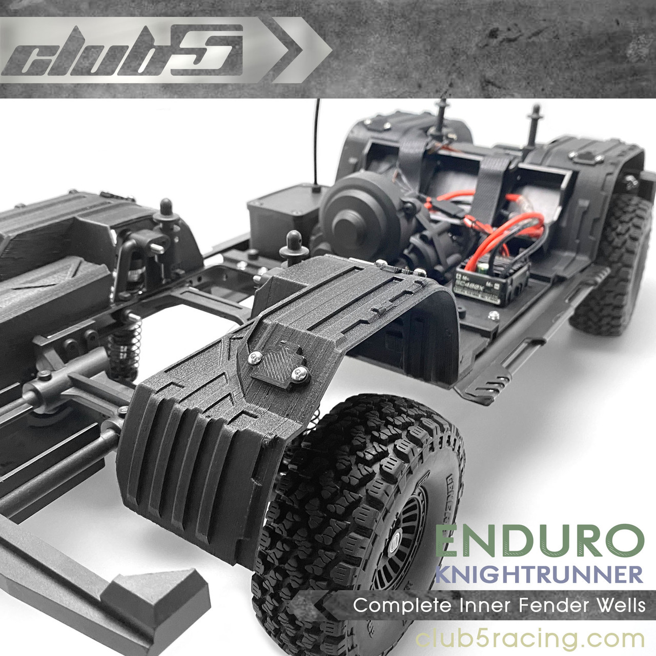Complete Inner Fender Wells w/ Rock Light for Element Knightrunner