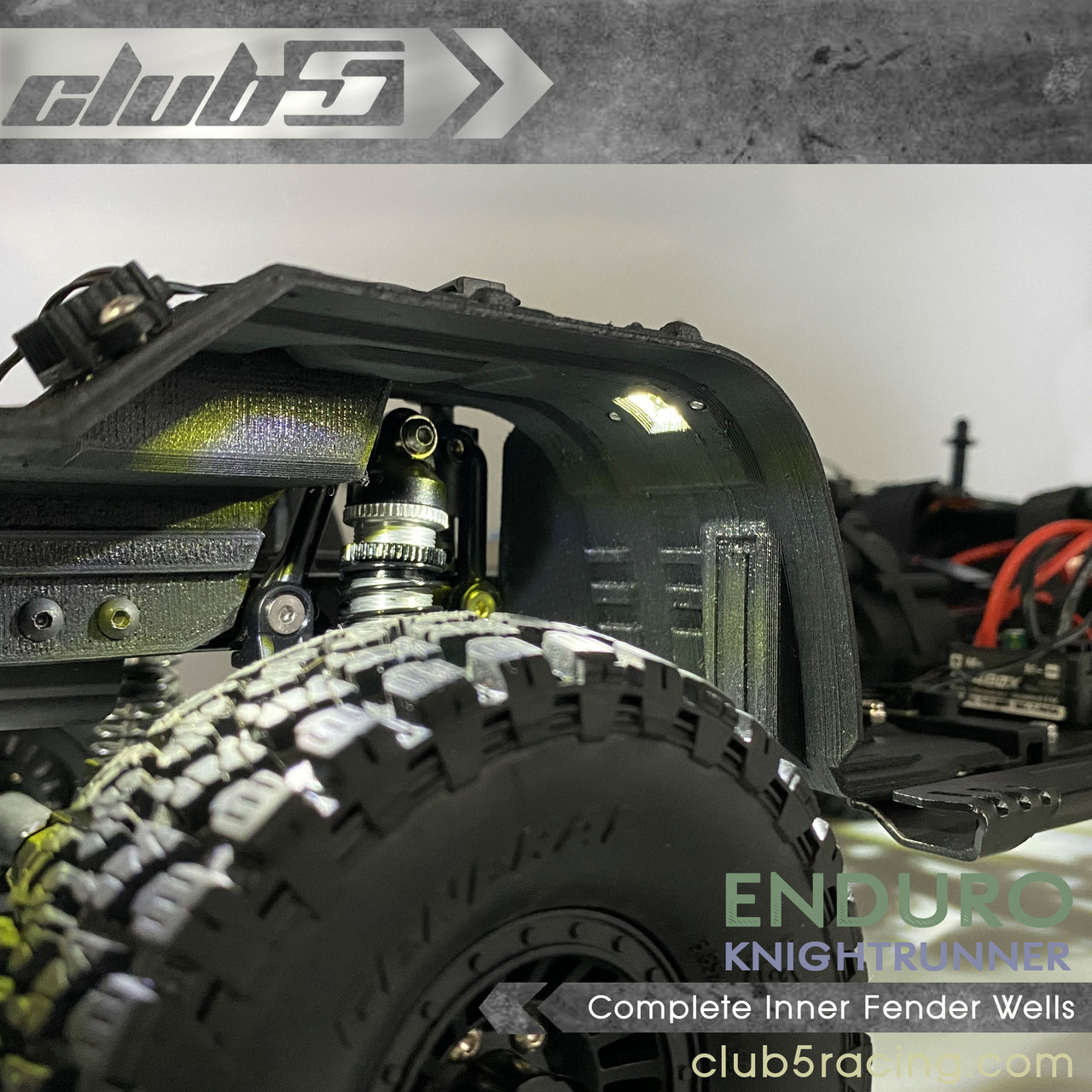 Complete Inner Fender Wells w/ Rock Light for Element Knightrunner