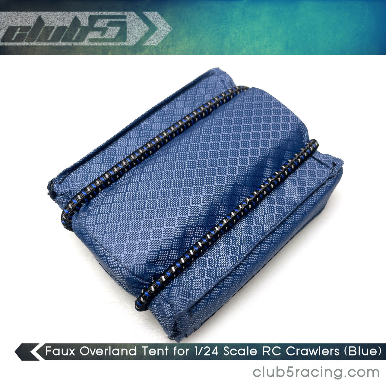 Faux Overland Tent for 1/24 Scale RC Crawlers (Blue)