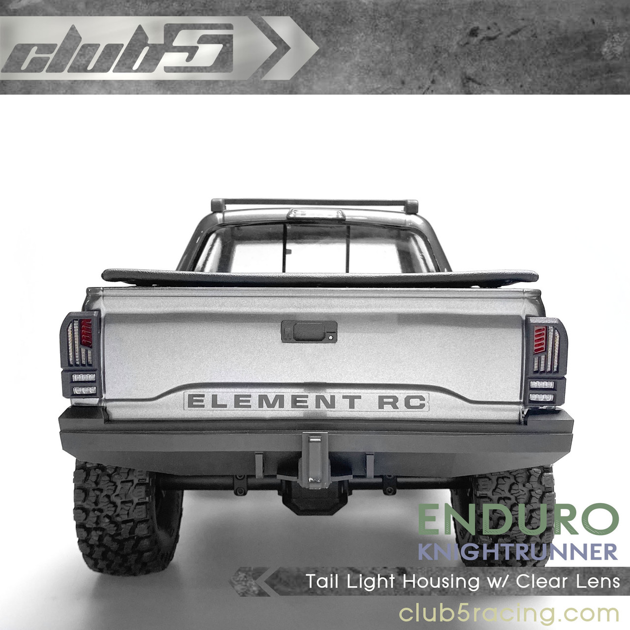 Tail Light Housing w/ Clear Lens for Element Knightrunner